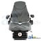 A & I Products Seat, F20 Series, Mechanical Suspension / Arm Rest / Head Rest / Gray Cloth 22.5" x22.5" x21" A-F20M255 - alternate 2